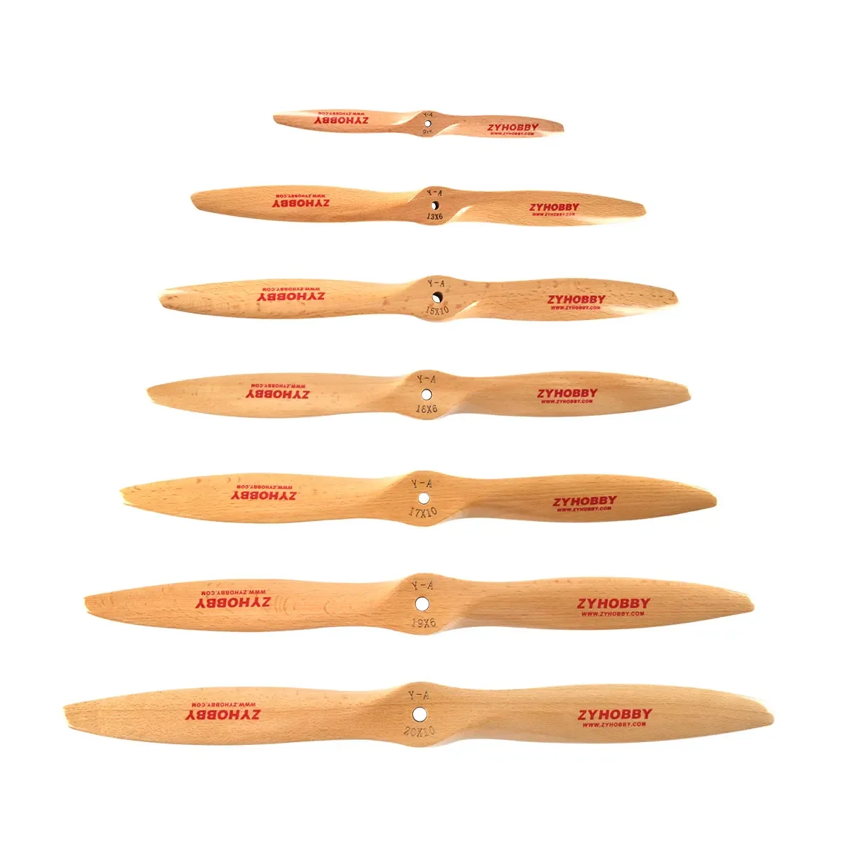 1 Pieza Hélice de Madera CW para Avión RC a Gasolina 12x8 13x6 14x6 14x10 15x8 16x6 16X8 16x10 18x8 18x10 19x8 19x10 20x8