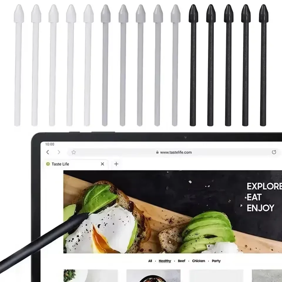 Punta de lápiz para Galaxy Tab S6 Lite S6 S7 S8 lápiz óptico punta de repuesto para Samsung Galaxy Tab S7 FE S8 + S8 Ultra puntas de repuesto