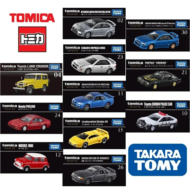 Takara Tomy Tomica Premium Honda Nissan Toyota Lamborghini Subaru Mitsubishi coches aleación Diecast modelo niños regalo juguetes para niños