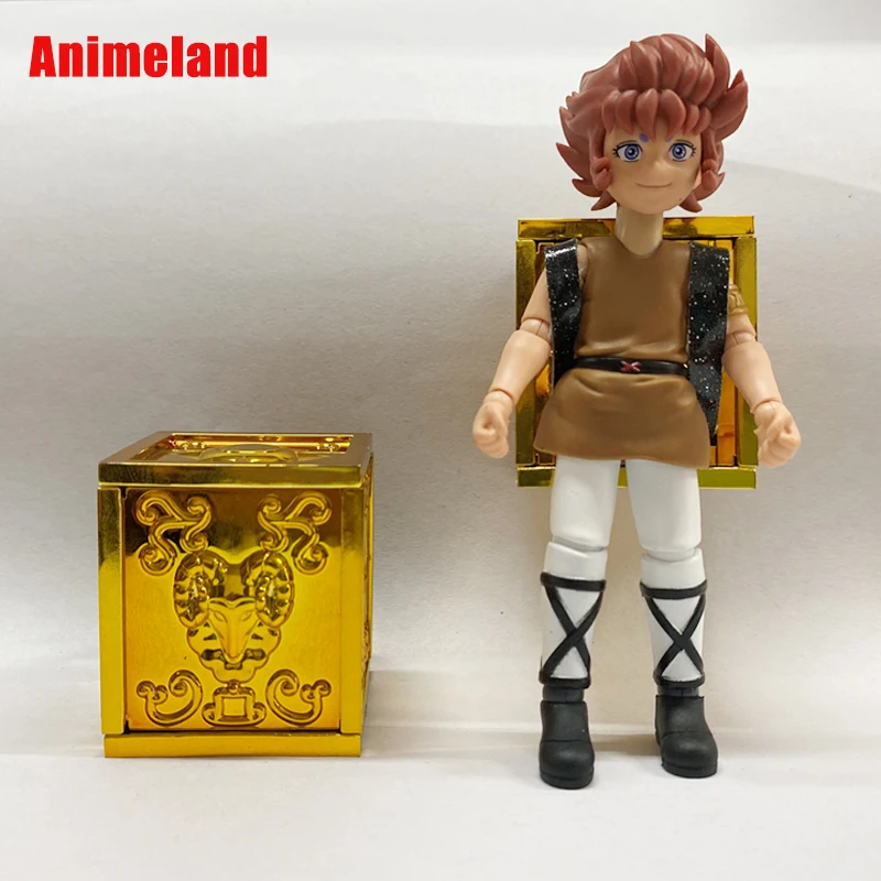 ST/ShineTime Saint Seiya Myth Cloth EX Aries Mu KiKi Caballero Dorado Caballeros del Zodiaco PVC Acción Figura Modelo En Stock