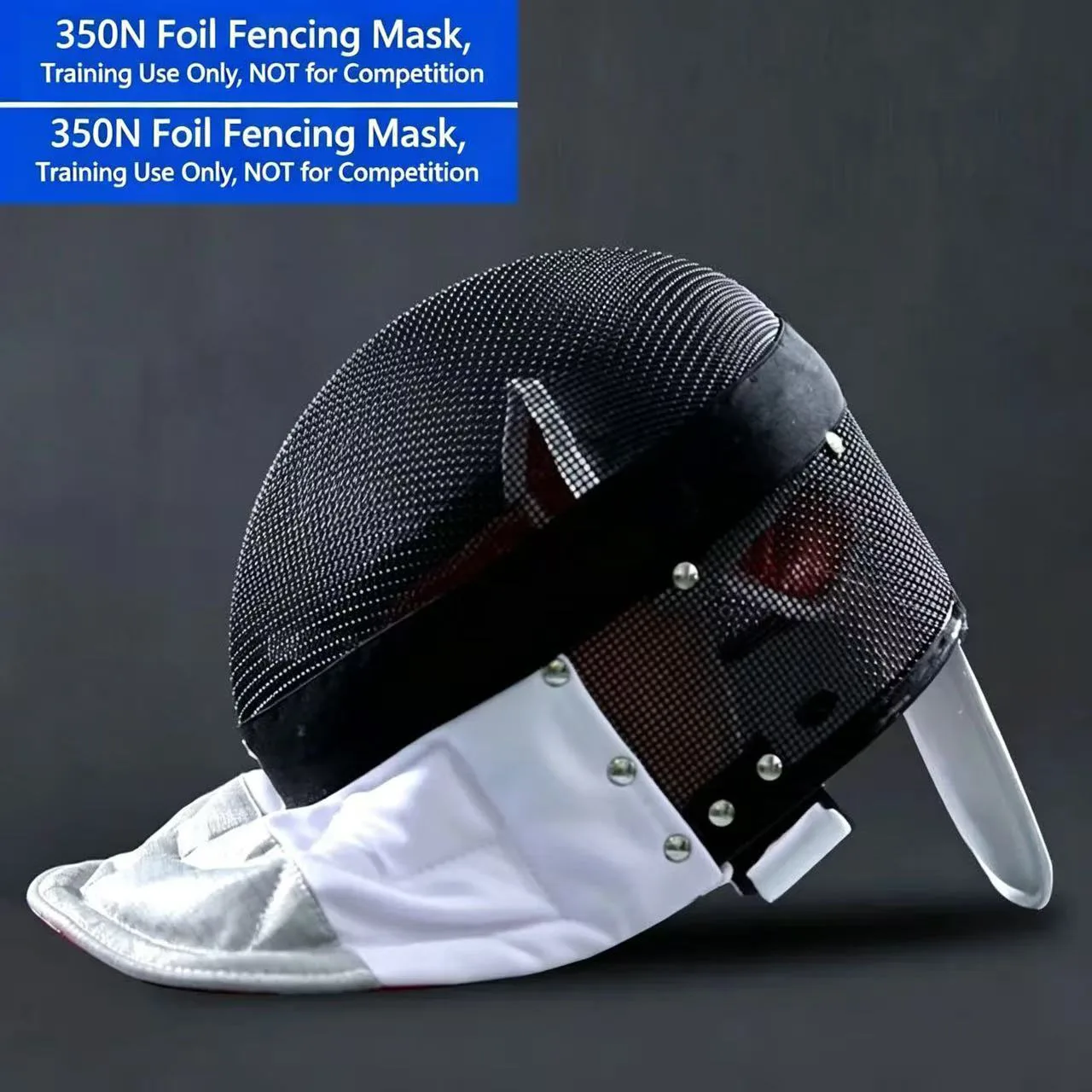 Máscara de Esgrima 350NW, Casco de Esgrima con Forro Interior Desmontable, Solo para Entrenamiento No Competitivo, Equipo de Protección Facial para Esgrima