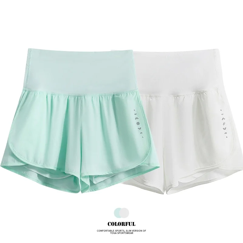 DRUR-pantalones cortos de ciclismo para mujer, Shorts de Yoga de secado rápido de cintura alta, pantalones cortos deportivos de verano con forro interior, ropa de gimnasio