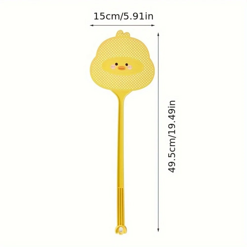 3 Matamoscas con Diseño de Patos de Dibujos Animados, Extensibles y Reforzados para Mayor Durabilidad, Aptos para el Control de Mosquitos en el Hogar, Jardín y Sala de Estar