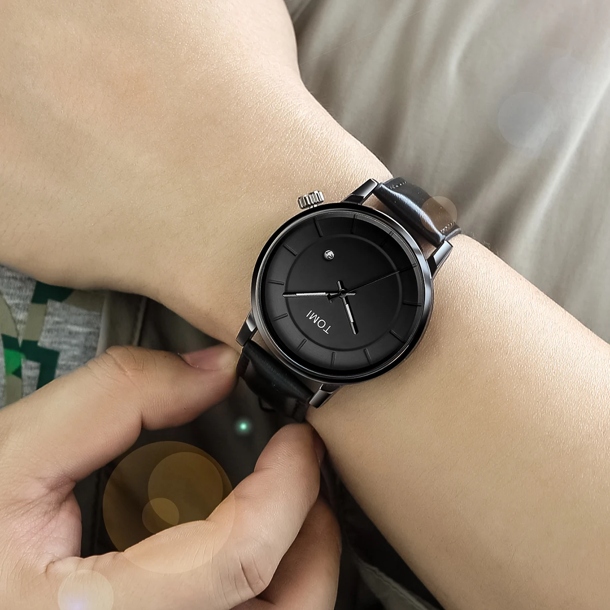 Reloj de lujo TOMI para hombre, reloj de cuarzo para hombre de negocios de marca Original a la moda