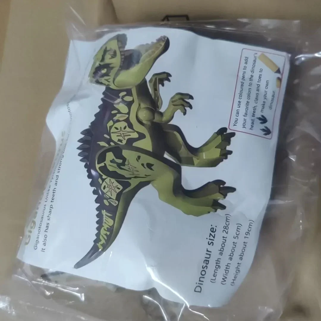 Giganotosaurus dinosaurio grande bestia gigante del sur dragón viento Dios pterosaurio juguete educativo bloque de construcción para regalo de niños