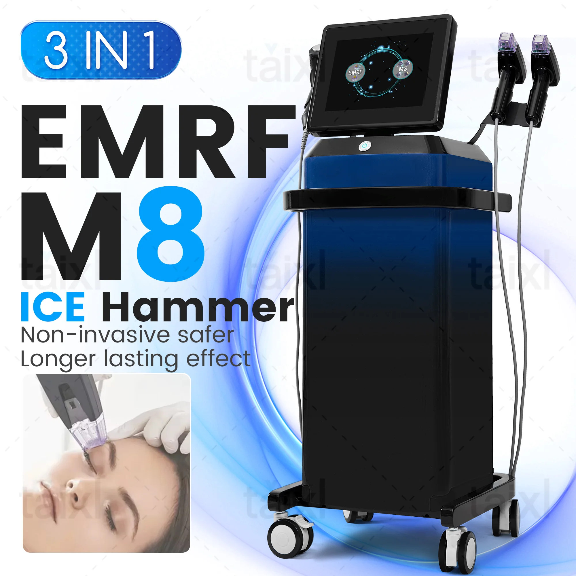Máquina profesional de microagujas RF Morpheus 8, herramienta de belleza para el cuidado de la piel facial antienvejecimiento con cartucho de 12, 24 y 40 nanoagujas.
