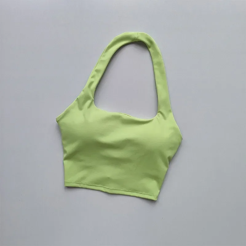 Sujetador deportivo para mujer, Tops de entrenamiento, sujetadores deportivos para gimnasio, Sujetador deportivo atlético Sexy, Top corto de Yoga con espalda descubierta para gimnasio