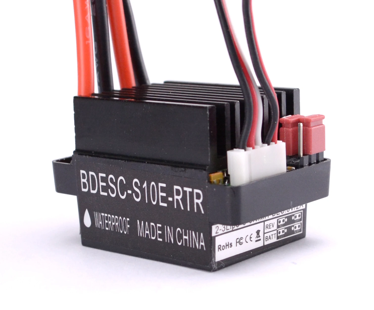 Controlador de Velocidad de Motor con Escobillas 320A con BEC de 2A, ESC para Diferentes Tipos de Coches RC TRX TRX4 TRX6 o Barcos