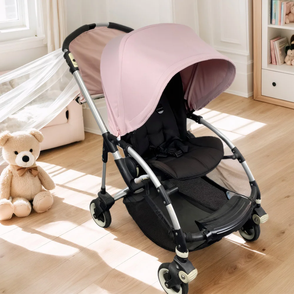 Toldo parasol para cochecito de bebé, dosel y cojín de asiento para Bugaboo Bee6 Bee5 Bee3, cubierta para cochecito a prueba de rayos UV, accesorios para cochecito de bebé