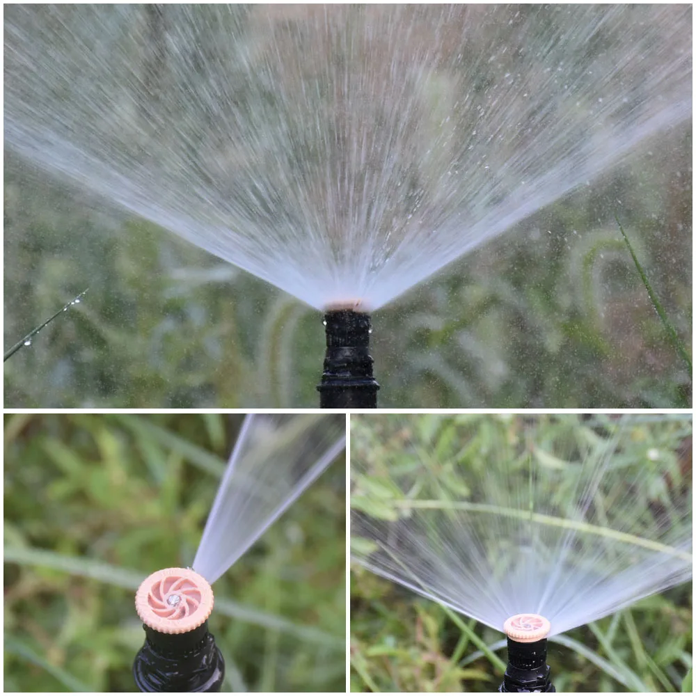 Boquillas de dispersión de repuesto para aspersores emergentes, herramienta de riego ajustable de 0 ~ 360 grados para jardín, parque, granja, césped y cultivos
