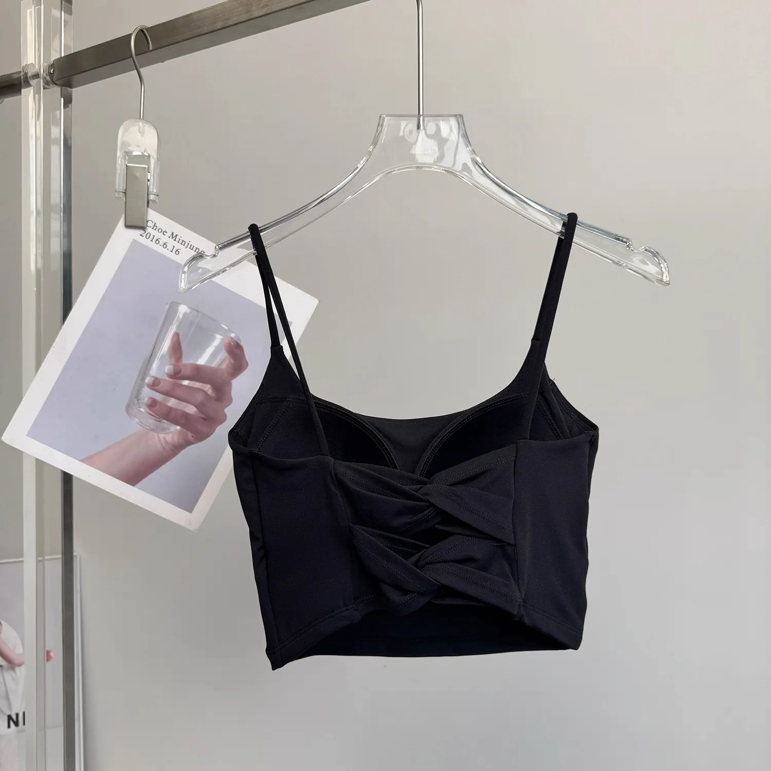Sujetador deportivo, traje de Yoga integrado con espalda de belleza de verano para mujer, chaleco, tirantes, entrenamiento de Pilates, sujetador de Fitness