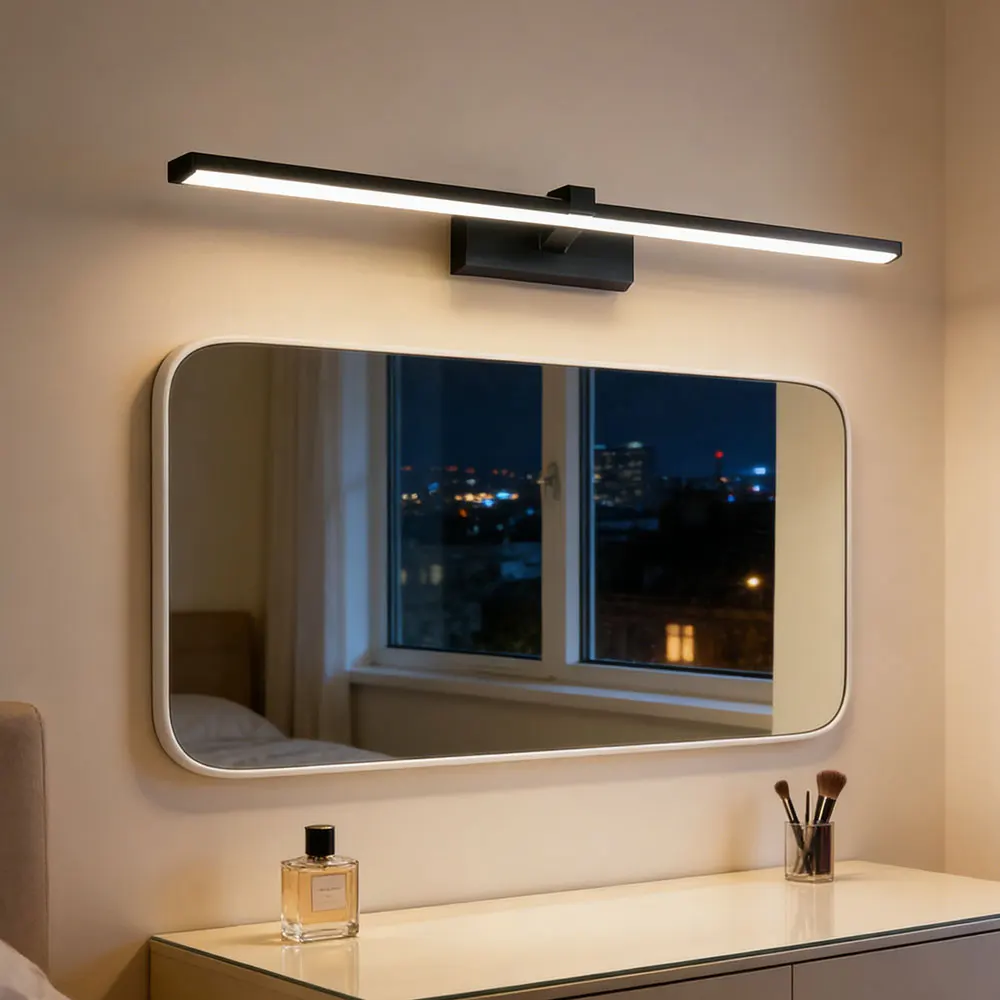 Lámpara LED moderna para espejo de tocador, luz de pared para baño, espejo de maquillaje, faro, accesorio de iluminación interior, decoración de aplique