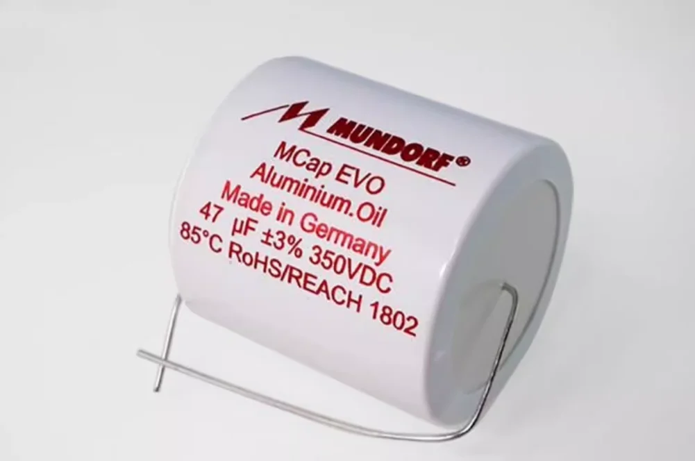 Condensador de audio MUNDORF Mcap EVO Oil 450V importado de Alemania