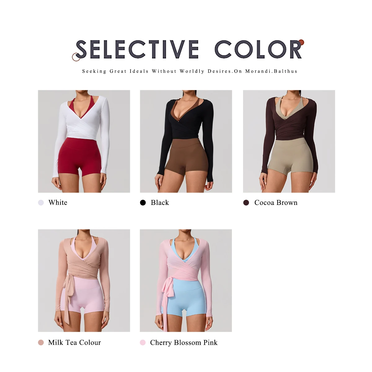 Camiseta de Yoga Hearuisavy para Mujer, Manga Larga, Ropa Deportiva, Transpirable, de Secado Rápido, para Gimnasio, Pilates, Danza, Ballet