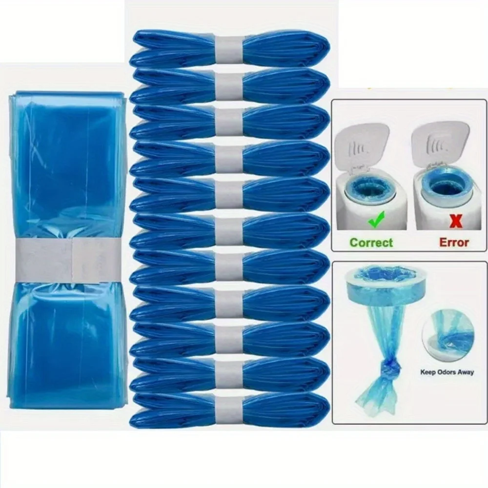 Paquete de 12 bolsas de repuesto para contenedores de pañales, bolsas de basura con diseño plegable, con capacidad para hasta 1680 pañales, compatibles con los contenedores de pañales Munchkin/Angelcare/TommeTippee/Genie
