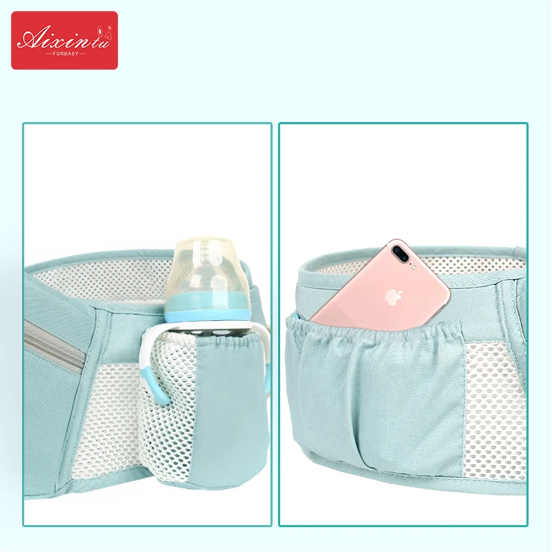Portabebés ergonómico para bebé, portabebés para asiento de cadera, cardón frontal, portabebés ergonómico de canguro para viaje de bebé