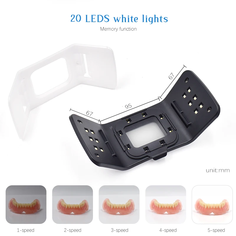 JUMTOP luz de fotografía Dental Intraoral 6000-6500K temperatura de Color luz de Flash de dentista lámpara de relleno Oral