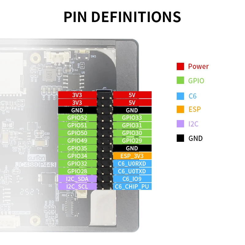 La placa de desarrollo de pantalla capacitiva IPS de 4,3 pulgadas (480*800) admite programación táctil ESP32-P4/ESP32-C6