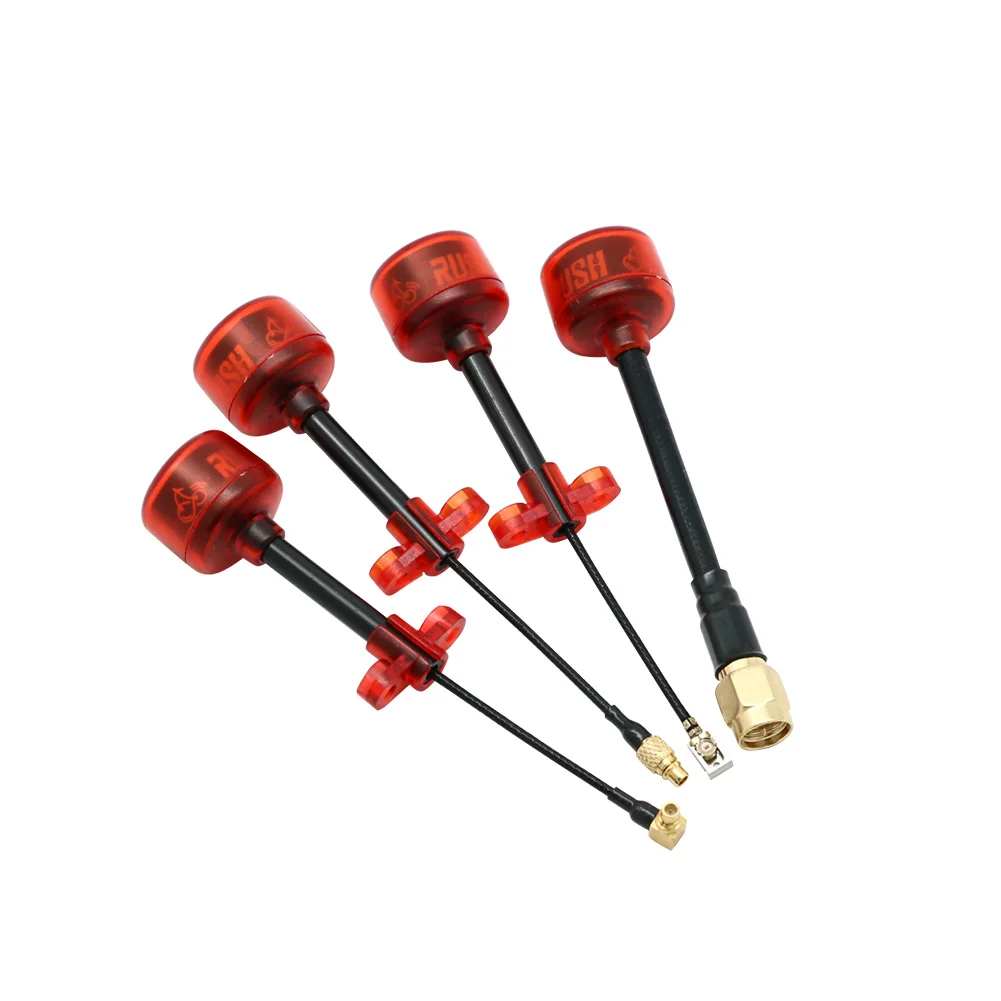 Antena FPV Rush Cherry 5.8G 1.2dBi LHCP/RHCP SMA MMCX UFL de largo alcance, antena FPV Cherry STUBBY para drones de carreras