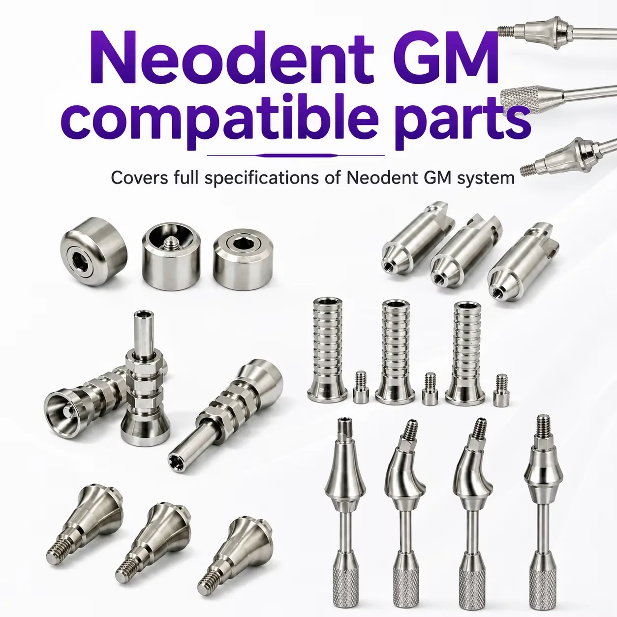 Neodent GM Multi-unit Angled Abutment 17 °   30 °   Mini Abutment Cónico Angulado MUA, Accesorios para Restauración de Implantes Dentales