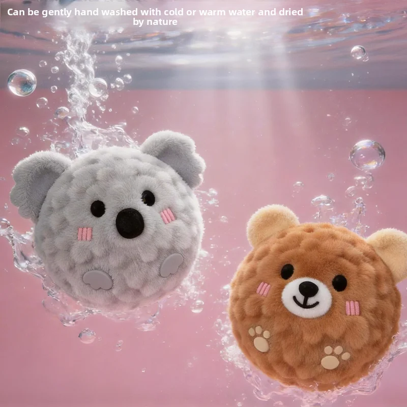 Mini Pelota de Peluche con Sonido para Perros, Diseño de Animalito, Resistente a Mordidas, Interactiva, Juguete de Buscar y Entregar, Alivia la Ansiedad en Cachorros