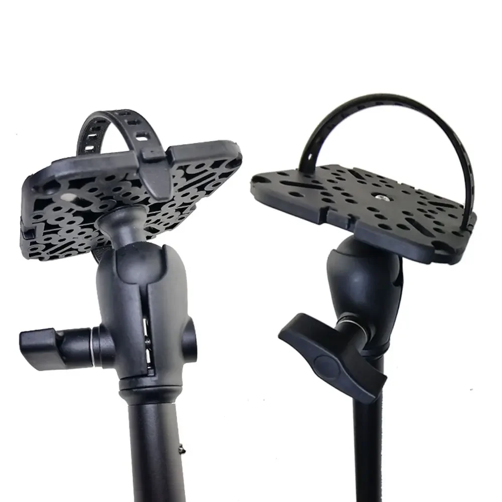 Sistema de montaje de brazo de soporte de transductor GPS de montaje de buscador de pesca de aluminio