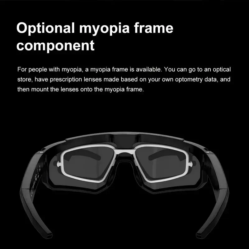 Gafas Inteligentes Lenovo con IA, Cámara HD 8K de 1600W con Antivibración, Gafas Deportivas para Ciclismo con Foto y Video, Micrófono Dual, 32GB, Resistentes al Viento, 2026