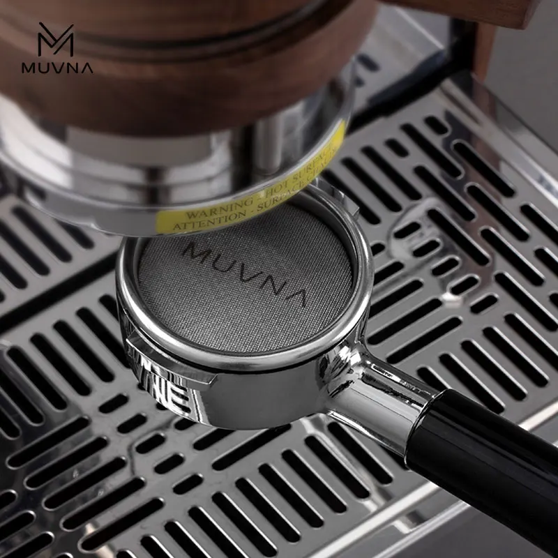 MUVNA-Pantalla de café Espresso Puck, filtros de café Barist profesional reutilizables ultrafinos de 1mm/1,7mm con acero inoxidable 316