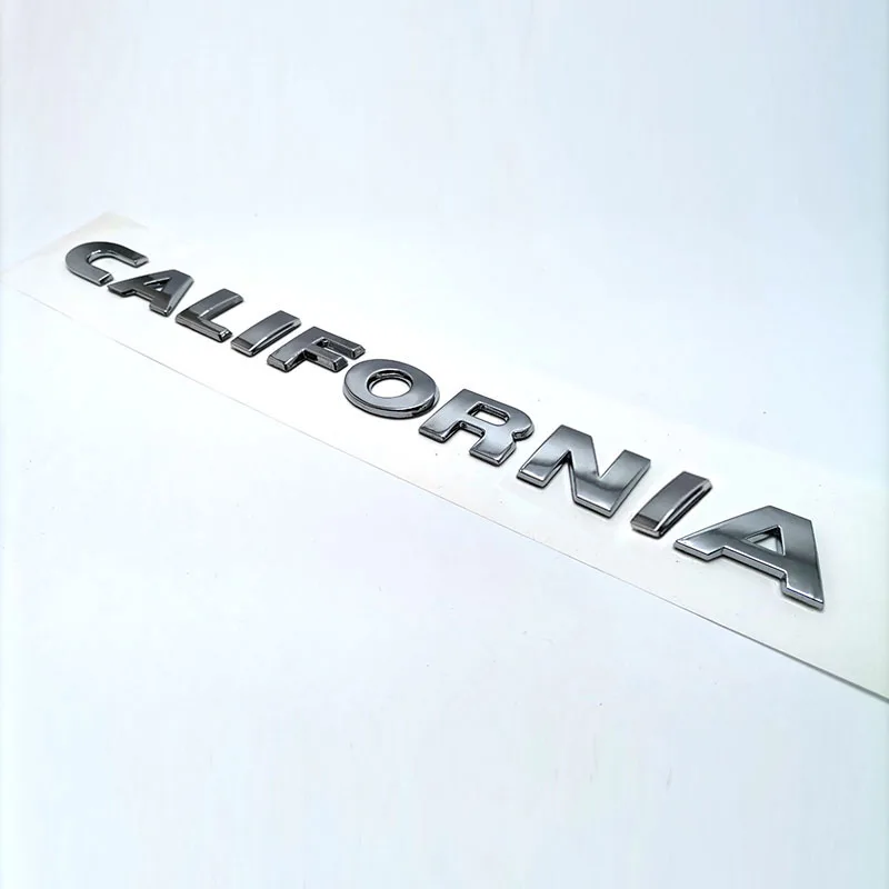 2020 California XXL Letreros con letras traseras 2019 California Ocean Trunk Emblem Car