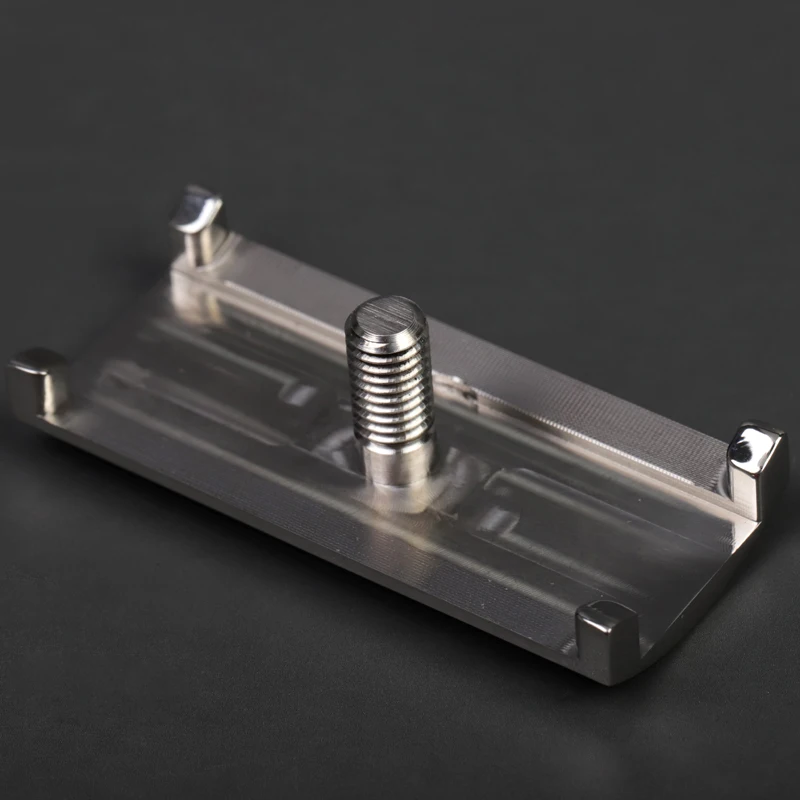 YAQI Sentinel SSP (acero inoxidable 316) Cabezal de afeitadora de seguridad pulido para hombres con espaciado de cuchillas de 1,35 mm