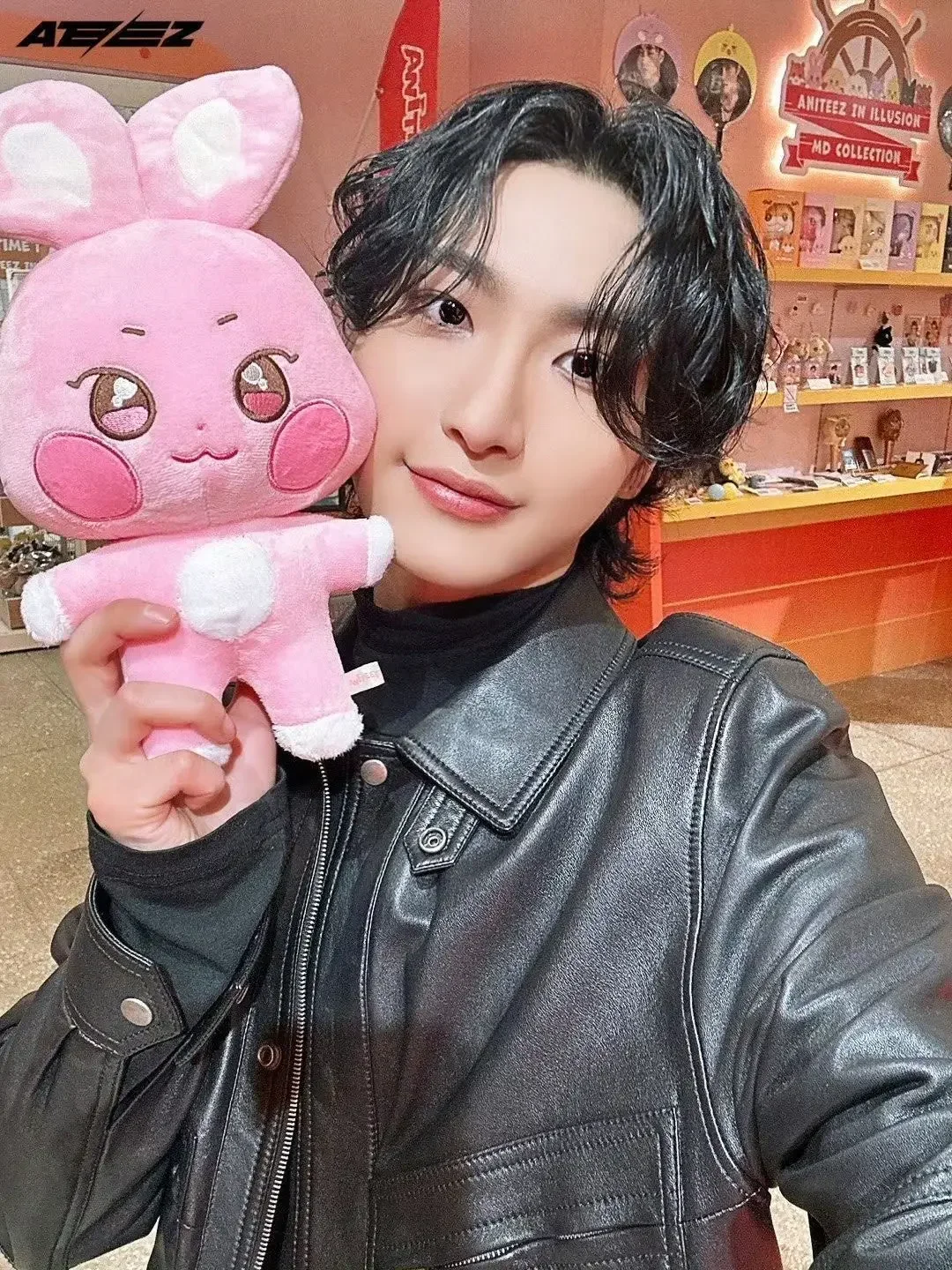 1/8 Uds ATEEZ Aniteez Kawaii peluches juguete coreano decoración de la habitación regalos