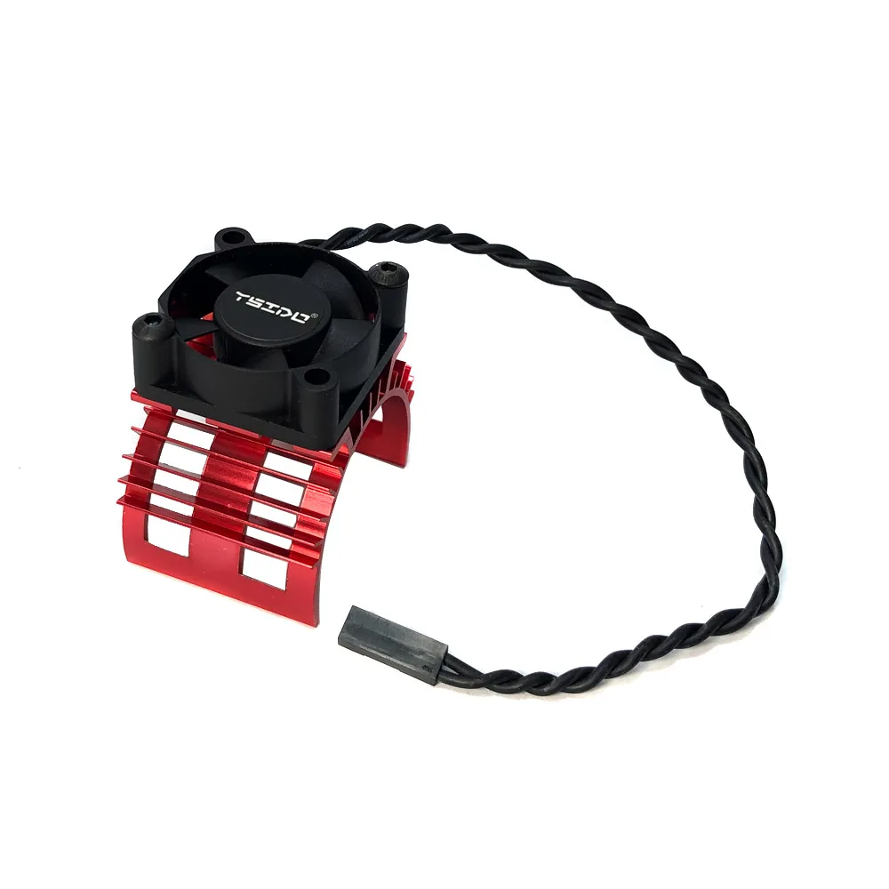 YSIDO RC Car 540 550 3650 3660 3665 cubierta de Motor eléctrico sin escobillas disipador de calor ventilador de refrigeración para Wltoys 124017 124016   Piezas