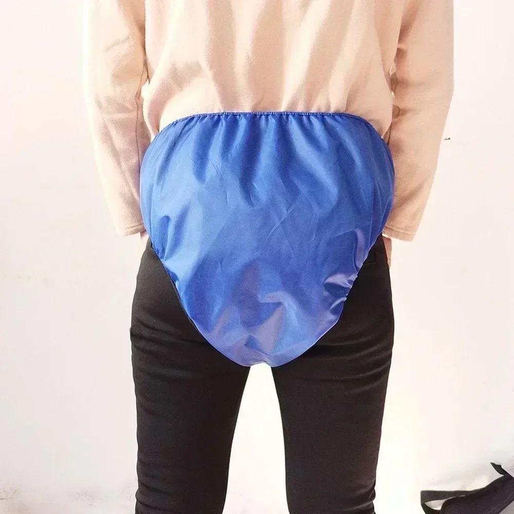 Pañal de Tela Lavable para Adultos, Pañal Impermeable para Incontinencia, Pantalones Reutilizables Súper Absorbentes, Transpirables y a Prueba de Fugas