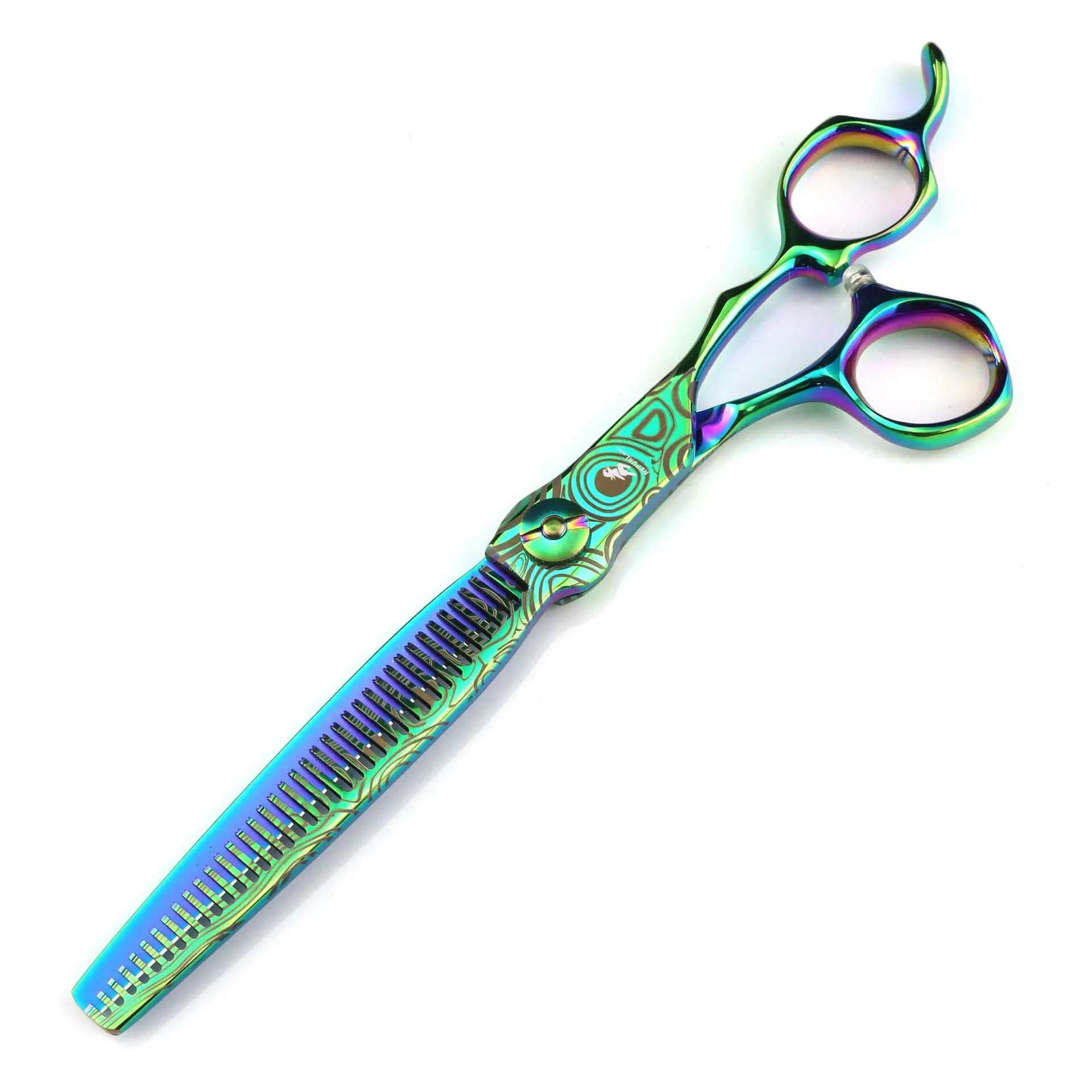 Profesional verde JP440c acero 7 ''patrón Damasco tijeras de pelo corte de pelo adelgazamiento tijeras de corte de peluquero tijeras de peluquería