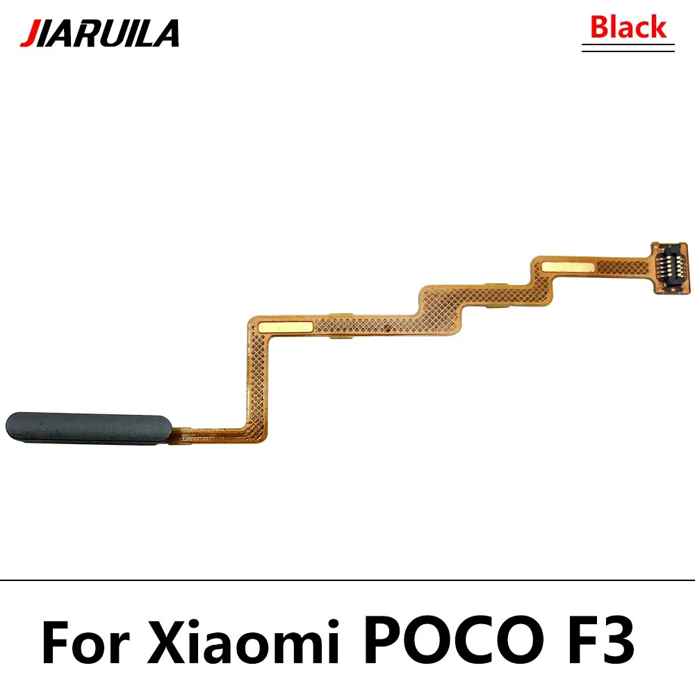 Escáner de huellas dactilares para Xiaomi Poco X3 Pro M3 F3 / M4 Pro 4G botón de inicio menú de huellas dactilares Sensor de tecla de retorno Cable flexible