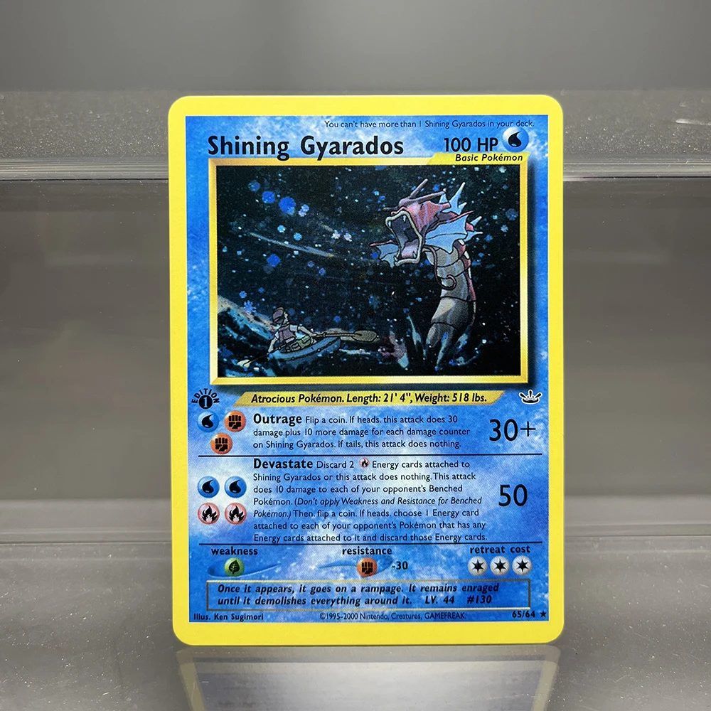 Tarjetas de Juego Pokémon de Primera Edición de 1996, Tarjetas Base Individuales, Charizard Brillante, Lugia, Wigglytuff, Colección de Tarjetas, Tarjetas Proxy PTCG