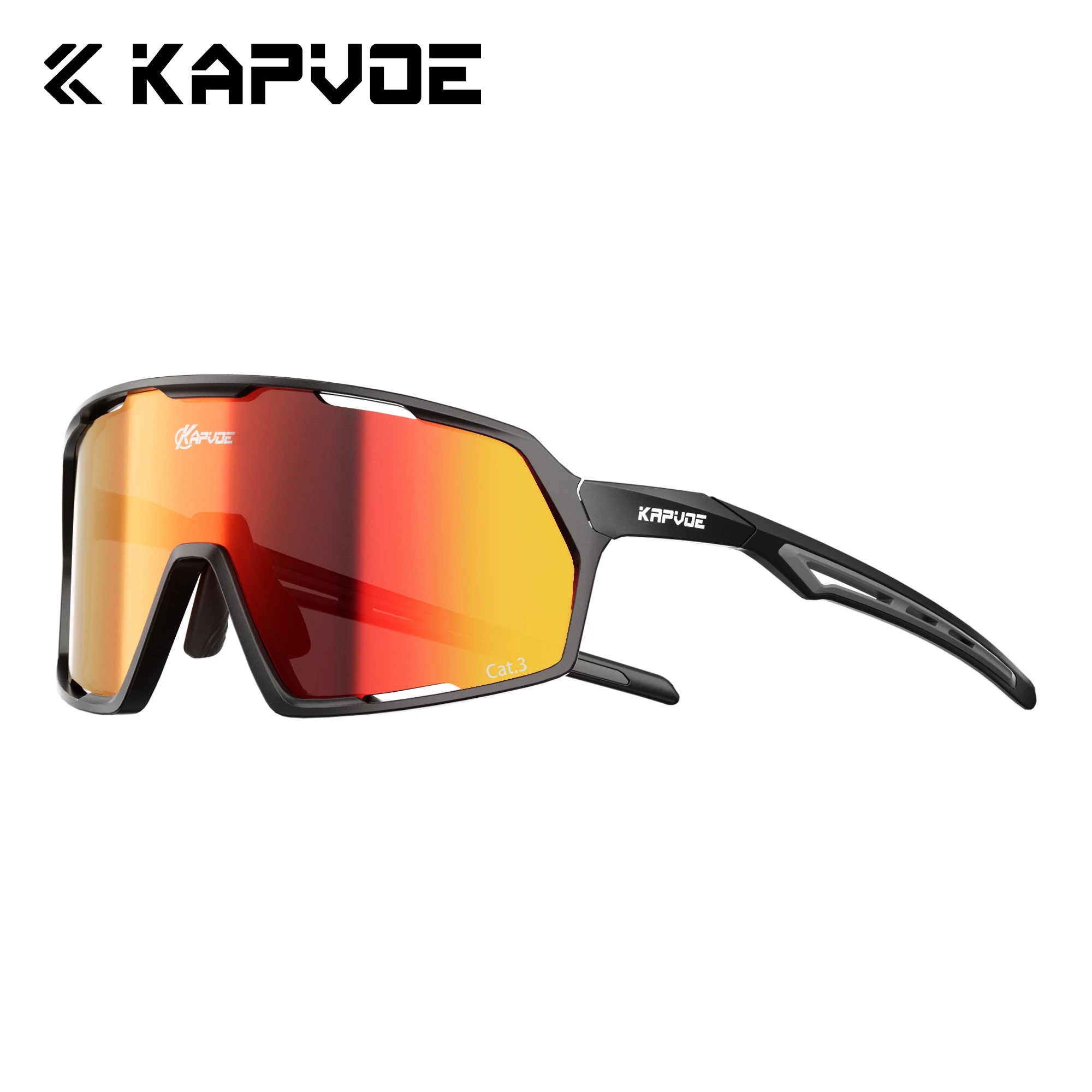Kapvoe Nuevas Gafas de Sol para Hombre, Gafas Deportivas UV400 para Ciclismo, Gafas para Bicicleta de Montaña MTB, Gafas para Mujer, Gafas para Patinaje de Velocidad en Carretera