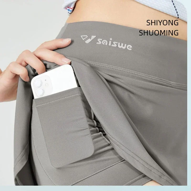 Falda corta de tenis para mujer, pantalón corto deportivo informal, para correr, Yoga, Fitness, Verano