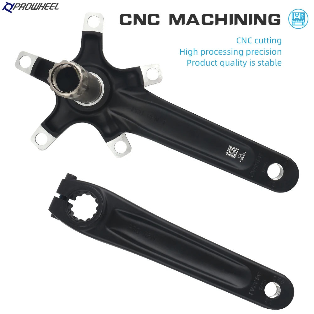 Prowheel-manivela de bicicleta de carretera, manivela de tecnología hueca, plato 110 130BCD, piñón de bicicleta de 170mm, juego de bielas de bicicleta de velocidad