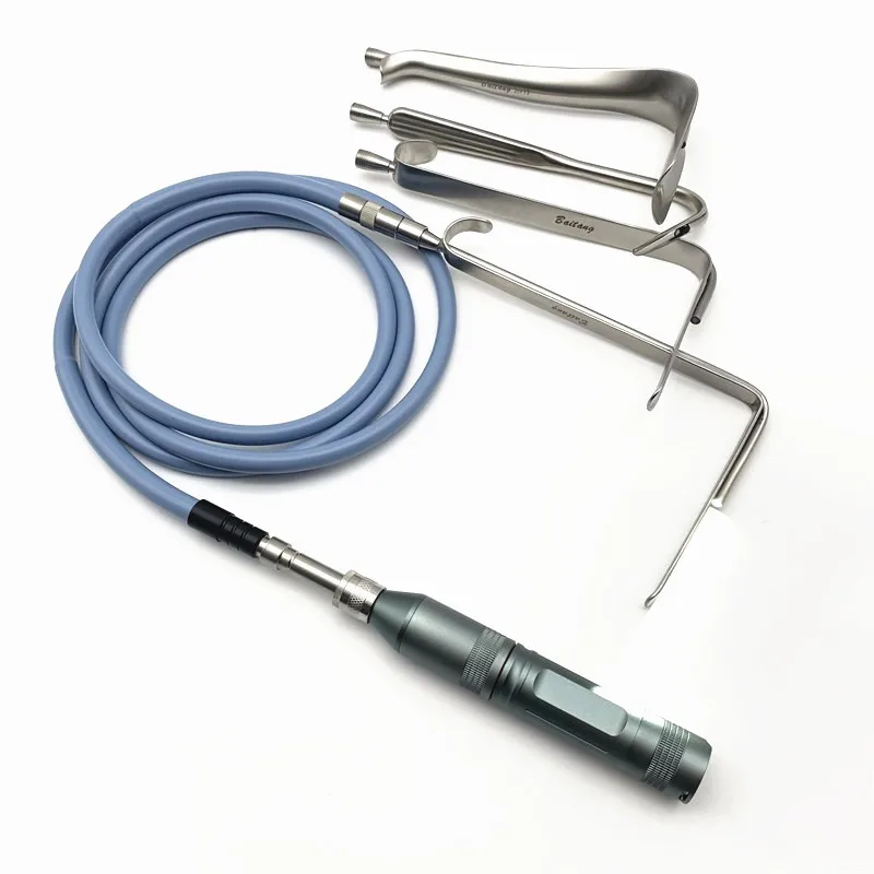 Gancho para eliminar arrugas, Retractor de senos con guía de luz, gancho para tirar, gancho Nasal y instrumento de cirugía plástica de fibra