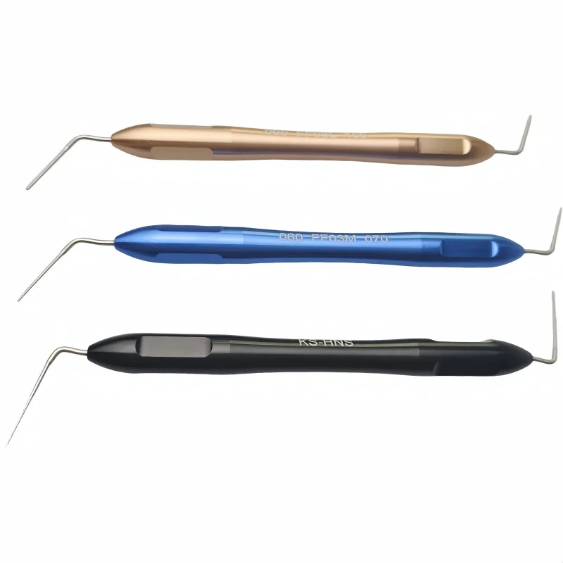 JUMTOP Dental endodoncia mano Plugger gutapercha raíz Canal herramientas de instrumento de llenado Vertical