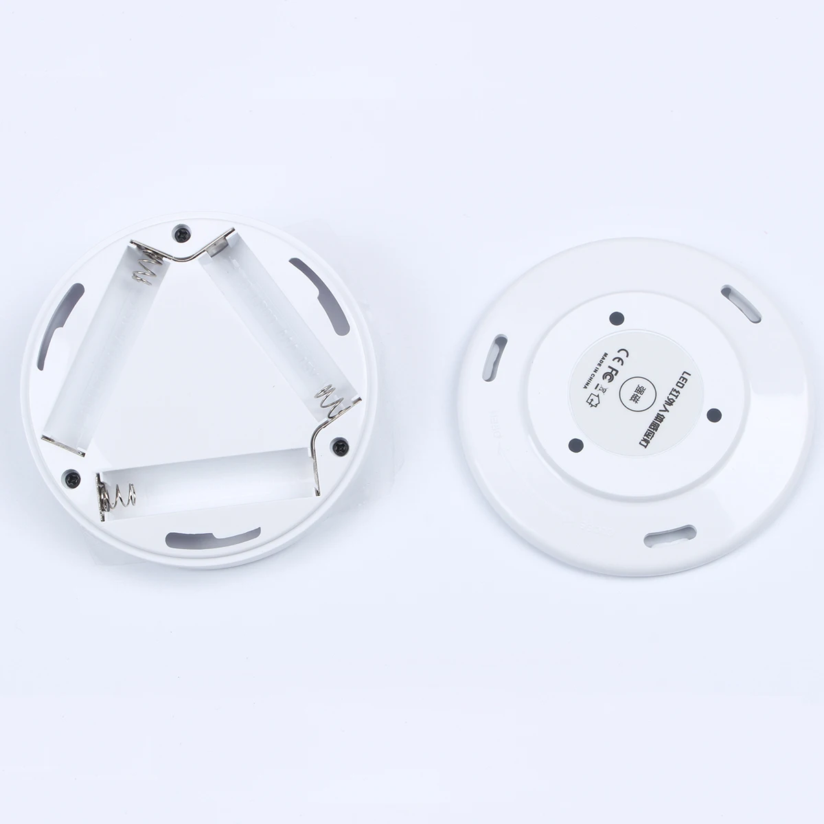 Luz LED nocturna con Sensor de movimiento PIR, lámpara nocturna alimentada por batería para armario de cocina, lámpara para armario, escalera, luz inalámbrica para armario