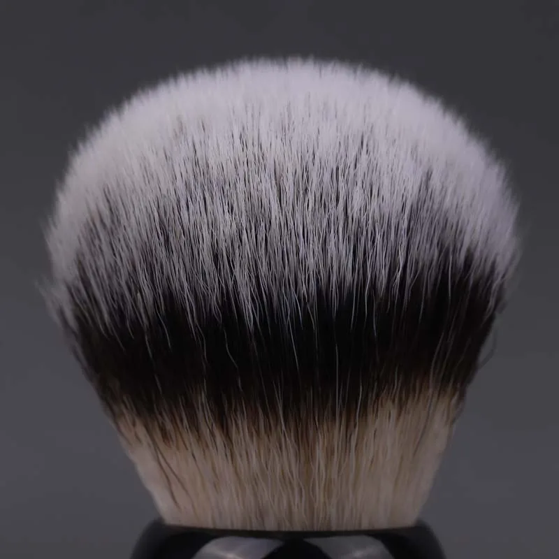 YAQI Night Emerald-brocha de afeitar para hombre, pelo sintético, mango de resina, 26mm