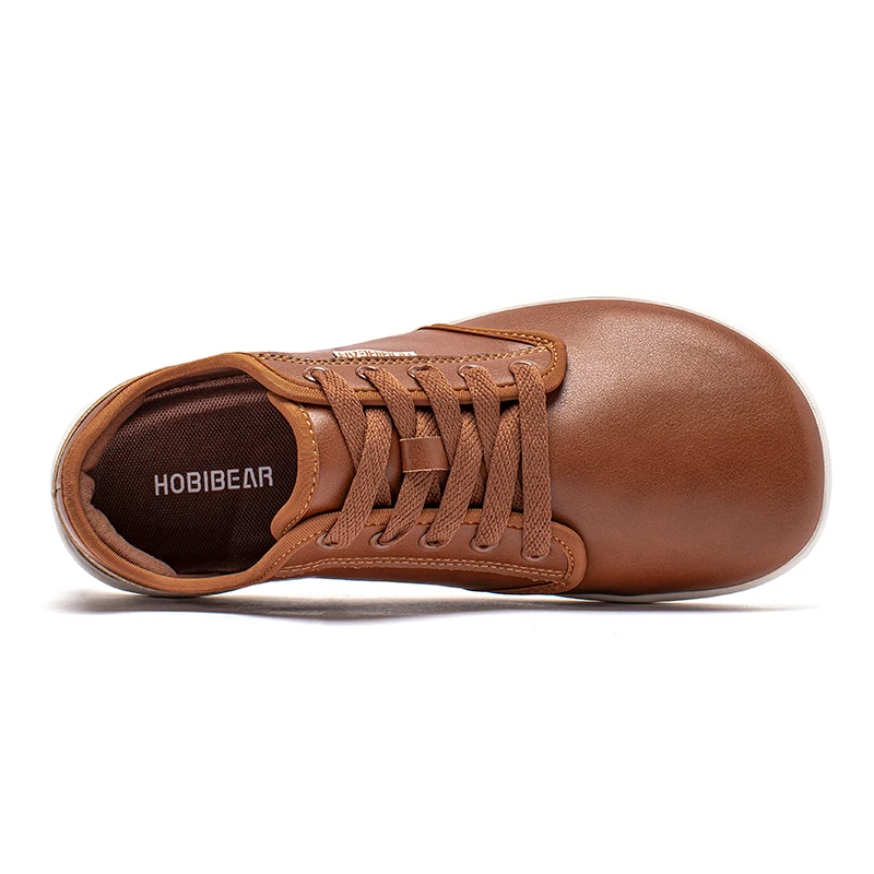 HOBIBEAR, zapatos anchas descalzos Unisex, zapatillas minimalistas de caída cero para hombres y mujeres, zapatos para caminar en el rastro de cuero Artificial