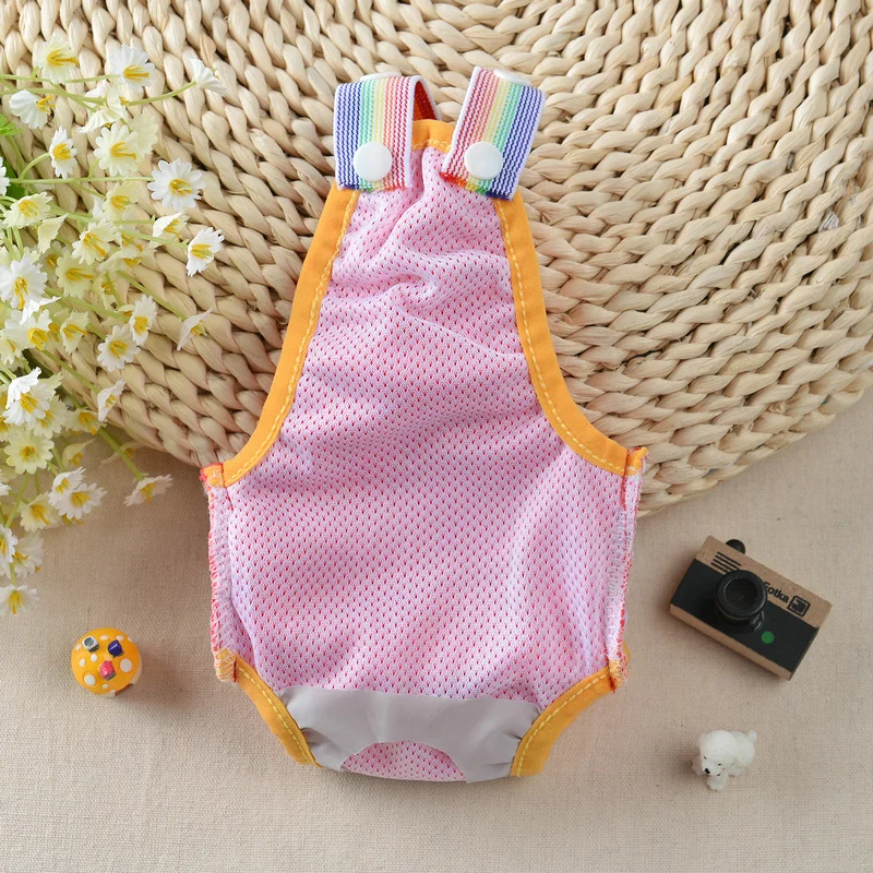 Pantalones Fisiológicos de Mezclilla para Bulldog Francés, Pantalones Sanitarios de Seguridad con Puntos para Perras, Pantalones Cortos para Perros Pequeños y Medianos, Gatos y Mascotas