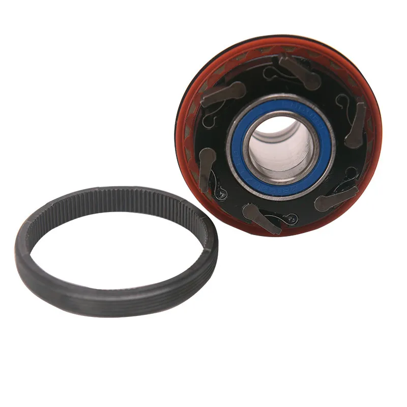 RUJIXU-Dirt Jump Hub, cerraduras de una sola velocidad, mecanizado de aleación de aluminio, 32 agujeros, 135x10 mm, buje de bicicleta DJ MTB, 6 garras, 2 dientes, BMX