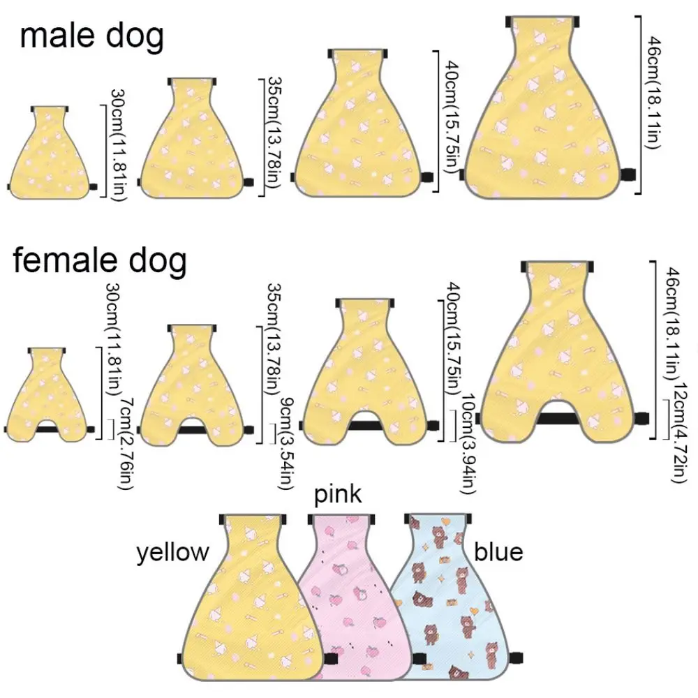 Ropa de protección del vientre para perros Korji, babero impermeable y cálido para mascotas, bolsillo para el vientre para perros de verano