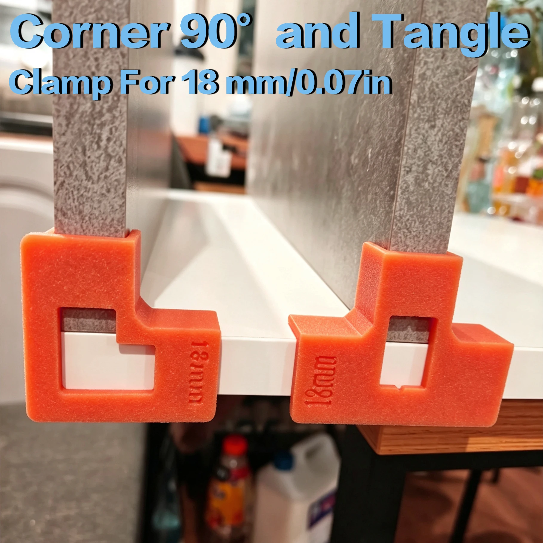 2 Piezas de Clips de Posicionamiento en Ángulo Recto para Carpintería, Soportes para Estantes, Herramientas y Accesorios para Trabajos en Madera, Herramientas Auxiliares de Posicionamiento para el Montaje de Muebles de Panel, Soportes de Esquina, Abrazaderas de Unión para Tableros de Bricolaje, Herramientas de Posicionamiento, Abrazaderas Auxiliares para Perforación e Instalación en Carpintería, Soportes de Fijación, Clips Auxiliares, Ángulos Rectos, Aptos para el Montaje de Armarios, Instalación de Gabinetes, Montaje de Armarios de Almacenamiento, Fabricación de Soportes para Carpintería, Herramientas Auxiliares de Posicionamiento para Carpintería, Soportes de Esquina