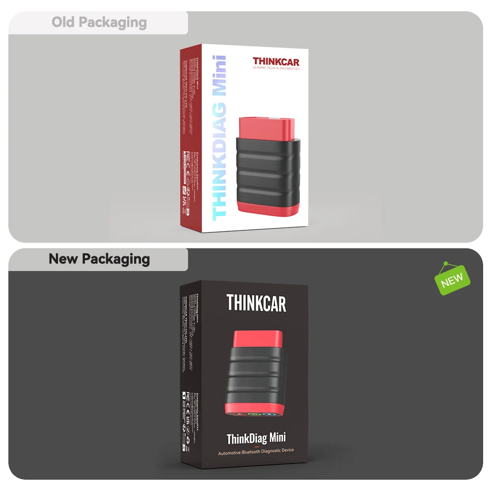 THINKCAR THINKDIAG MINI OBD2 escáner herramienta de diagnóstico OE sistema completo escáner de coche para iOS Android lector de código de fallos actualización gratuita