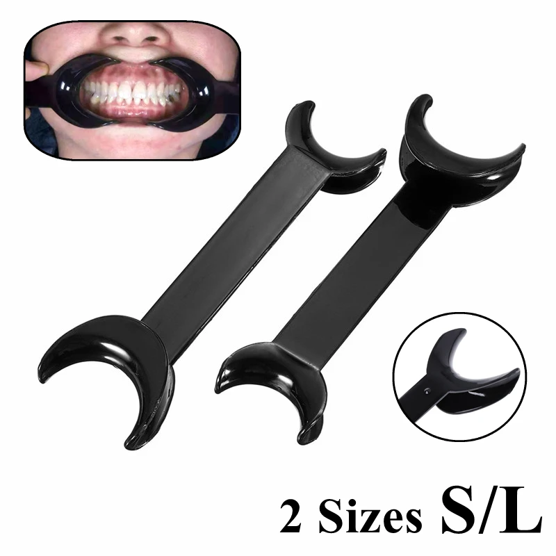 Retractor Dental de labios y mejillas, abridor de boca de doble cabeza, equipo de ortodoncia, limpieza bucal profesional, instrumento de dentista, 2 piezas